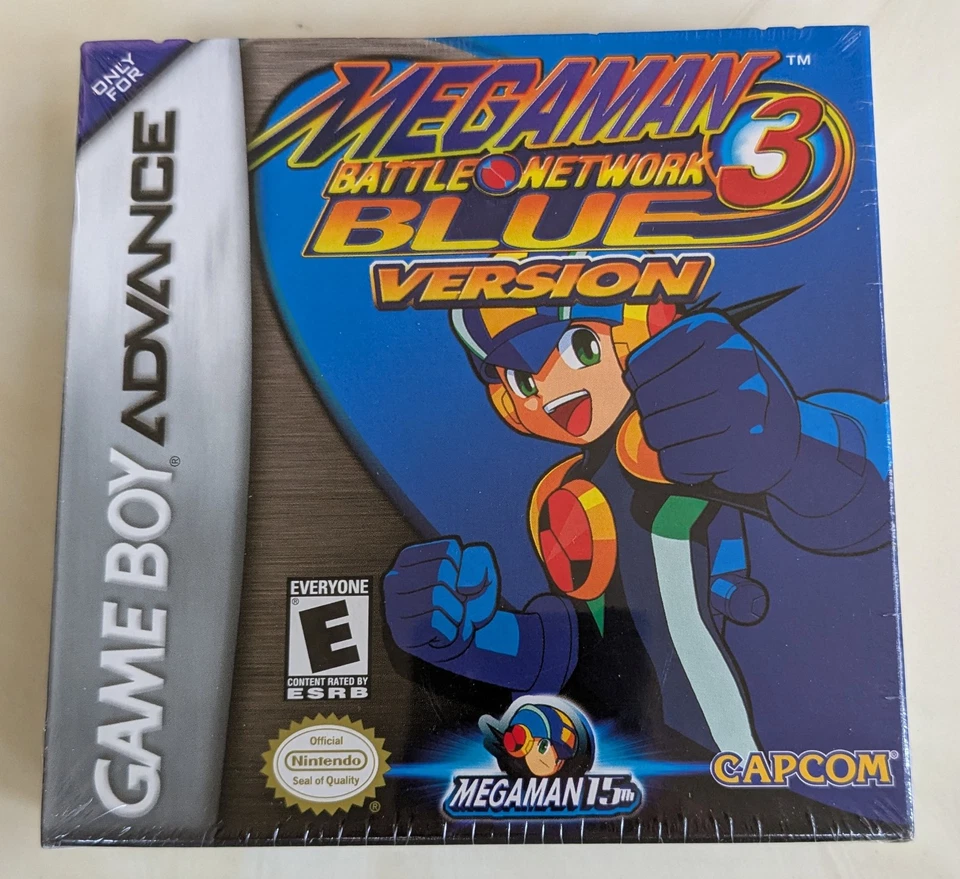 CLEAN Mega Man Battle Network 3 Blue Nintendo Gameboy Advance GBA SEALED New - Image 1 of 4