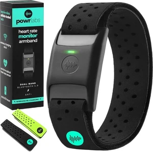 Powr Labs Bluetooth Armband Heart Rate Monitor Fitness Tracker - Picture 1 of 11
