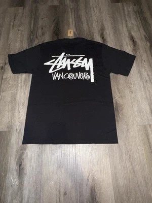 Stussy Stock Vancouver Tee - Black - Medium - Image 1 of 4