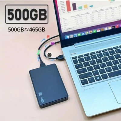 Portable External Hard Drive 500GB USB  - Image 1 of 4