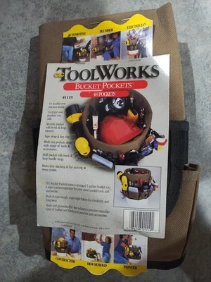 Custom LeatherCraft CLC 1119 ToolWorks Bucket Pockets 48 Pockets NWT - Image 1 of 2