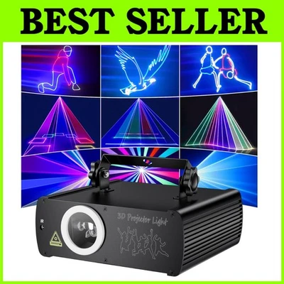 3D Animation RGB Laser Show Projector - Image 1 of 4
