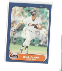 1986 Fleer Update Will Clark Rookie #U-25 Giants - Picture 1 of 1