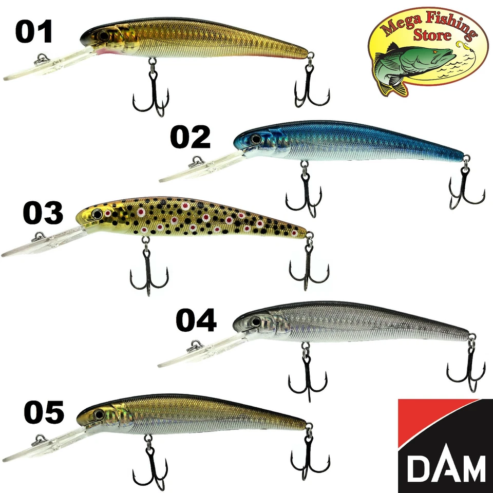 DAM EFFZETT Appetizer Wobbler - Hecht Zander Kunstköder Crankbait - 13cm / 25g - Bild 1 von 2