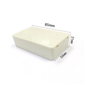 5X White Plastic Project Enclosure Junction box DIY 85X50X21mm DIY NEW - Picture 1 of 6