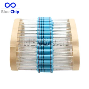 20pcs 2W Resistors Metal Film 1% 1 ohm to 1M ohm 163 values available - Picture 1 of 5