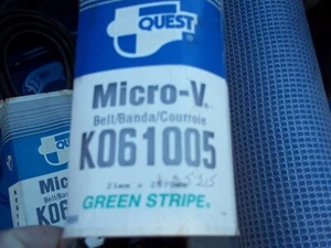 Serpentine Belt-Premium OE Micro-V Belt CARQUEST K061005 - Picture 1 of 2