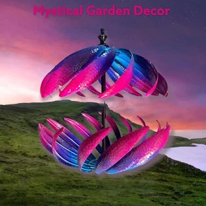 Candy Ball Metal Wind Spinner, Windmill, Windcatcher, Garden Decor - Picture 1 of 9