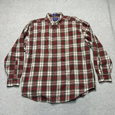 Pendleton Shirt Mens XL Red Green Plaid Button Up Long Sleeve Casual - Image 1 of 4