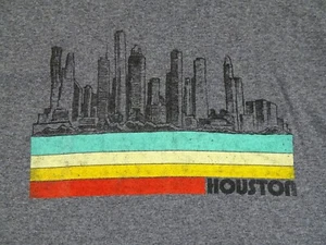 Houston Skyline T-Shirt XL grau H-Town 713 Be Someone Space City Clutch City 770 - Bild 1 von 6