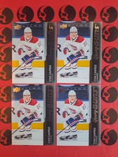 2021-22 (4X) Cole Caufield Young Guns RC Upper Deck rookie # 201 UD  Canadiens
