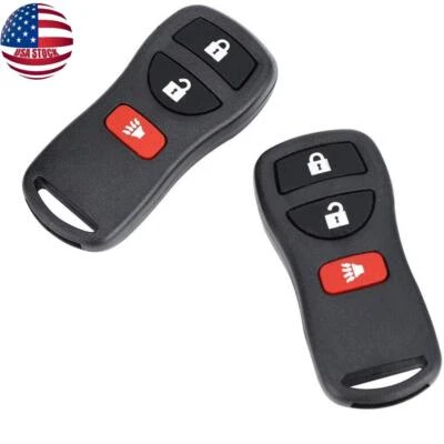 Carcasa de llavero remoto 2 piezas para Nissan Frontier Titan Xterra CWTWB1U733 Foto 1 de 4