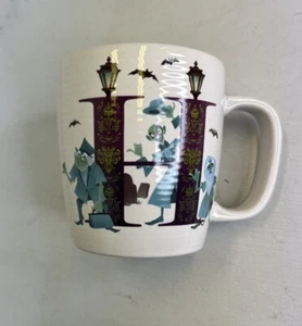 Disney Parks ABC Collection Kaffeebecher Buchstabe H für The Haunted Mansion Ghosts - Bild 1 von 12