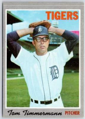 1970 Topps Card, #554 Tom Timmermann, Detroit Tigers - Image 1 of 3