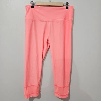 Victoria Sport - леггинсы Capri сетки лодыжки высокая талия - размер XL - коралловый розовый - Изображение 1 из 4