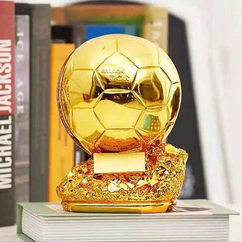25cm Golden Ballon Football Excellent Player Award Competition Honor Reward Cover