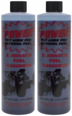 2 Pack -  BLUE UNSCENTED Power Plus Lube Fuel Additive Alcohol Top Lube  16oz - Image 1 of 2