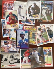 80's/90’s Lot HOF & Stars-Griffey Jr. RC,G. Brett,Schmidt,Bench,Mays,Jeter Metal