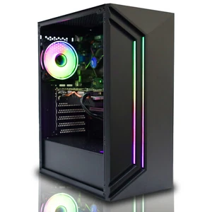 Gaming PC Intel i3 i5 i7 - 16GB RAM / NVIDIA GTX 3050 / 2TB + 480GB - Windows 10 - Picture 1 of 7