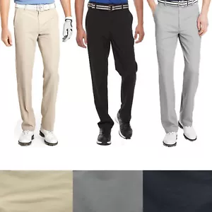 Pantalones de golf IZOD para hombre Performance 5 bolsillos frente plano elástico microfibra pantalón - Imagen 1 de 8