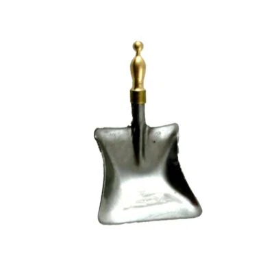 Casa Delle Bambole Metallo Pala Paletta Miniatura 1:12 Scala - Immagine 1 di 4