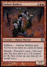 4x Gathan Raiders Future Sight MtG Magic Red Common 4 x4 Card Cards