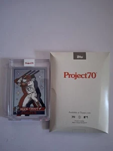2021 Topps Project 70 - Sophia Chang 1976 Topps Baseball #344 Mike Trout - Picture 1 of 4