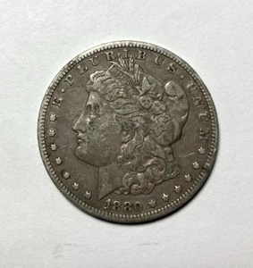 1880-CC Reverse of '78 Morgan Silver Dollar Choice VF+ - Picture 1 of 2