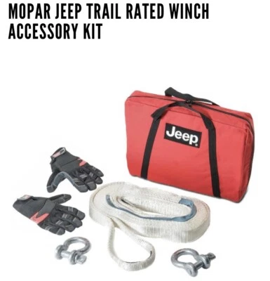 BRAND NEW - Jeep Trail Rated Winch Accessory Kit Mopar OEM 68271721AC - image 1 of 3