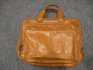 Hartmann American Belting Leather Attache Briefcase Bag Brown Laptop Document - Picture 1 of 24