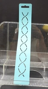 Criss Cross Border Stencil 12"x2" New Old Stock For Crafting & DIY Projects - Picture 1 of 2