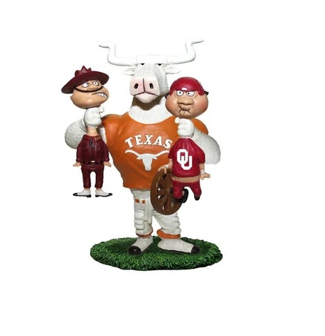 UT Texas Longhorns Choke Rivalry Figurine Licensed OU Sooners Texas A&M Aggies Cover