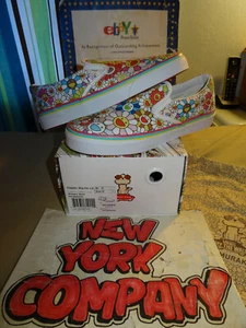 Vans Classic Slip-On LX "Takashi Murakami: (Flower) Multi" (Flwr) Mlt VN-0ZSIGQC - Picture 1 of 17