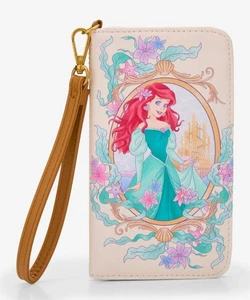 Cartera Muñequera Loungefly Disney La Sirenita Retrato Tecnología ¡NUEVA CON ETIQUETAS!  - Imagen 1 de 4