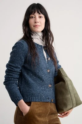 Seasalt Women's Regular Dawson Pick Merino-rich Cardigan Starling - Image 1 of 4