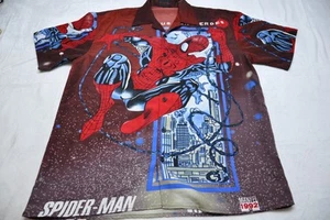 Vintage Spider Man Shirt Mens Medium Red Marvel 1992 Superhero Graphic Comic 90s - Picture 1 of 11
