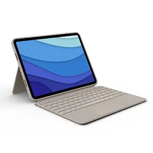 Logitech Combo Touch Keyboard Case for 11" Apple iPad Pro 1st/2nd/3rd Gen - Sand - Afbeelding 1 van 5