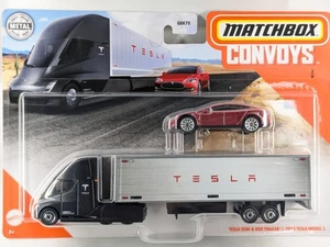 Matchbox Tesla Convoy Semi Trailer MATCHBOX CONVOYS TESLA Not released in Japan - Picture 1 of 6