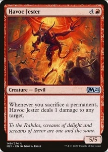 X 1 Havoc Jester NM-M M21 149 MTG Magic The Gathering - Picture 1 of 2
