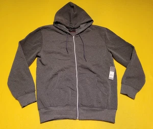 Hoodie Herren Galaxy durchgehender Reißverschluss XL anthrazit neu mit Etikett kostenloser Versand - Bild 1 von 4