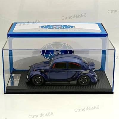 1/18 Volkswagen VW Beetle RWB Robert Design Blue Resin Model Car Limited Edition - Image 1 of 4