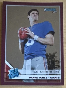 Daniel Jones 2019 Donruss Purple Stat Line Season Rated Rookie Card #304 (6951) - Bild 1 von 2