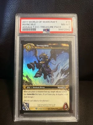 Warcraft WOW TCG Assault/Icecrown Citadel Invincible (LK-Mount) 15/30 Rare Foil - Bild 1 von 4