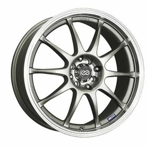 Enkei J10 16x7 4x100/108 42mm Offset 72.62mm Bore Silver w/ Machined Lip Wheel - Picture 1 of 4