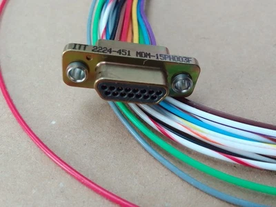 ITT CANNON MDM-15PH003F cable Mico D-Sub Connector 15 Pos - Image 1 of 4