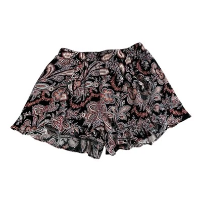 Pantalones Cortos Aqua Bloomingdales Exclusivos Multicolor Paisley Forrados Talla XS Foto 1 de 4