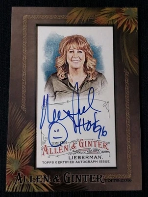 2016 Topps Allen & Ginter Nancy Lieberman HOF Mini Framed Autograph #AGA-NL - Image 1 of 4