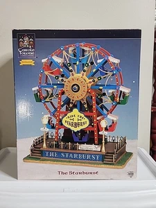 Carole Towne Lemax The Starburst CARNIVAL RIDE Animated Lemax FERRIS WHEEL - Picture 1 of 24
