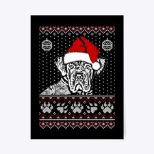Comfy Cane Corso Lover Christmas Tee Gift Poster - 18"x24" Gift Poster - 18"x24"
