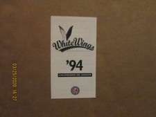 TX-LA League Rio Grande Valley White Wings Vintage Defunct '94  Pocket Schedule